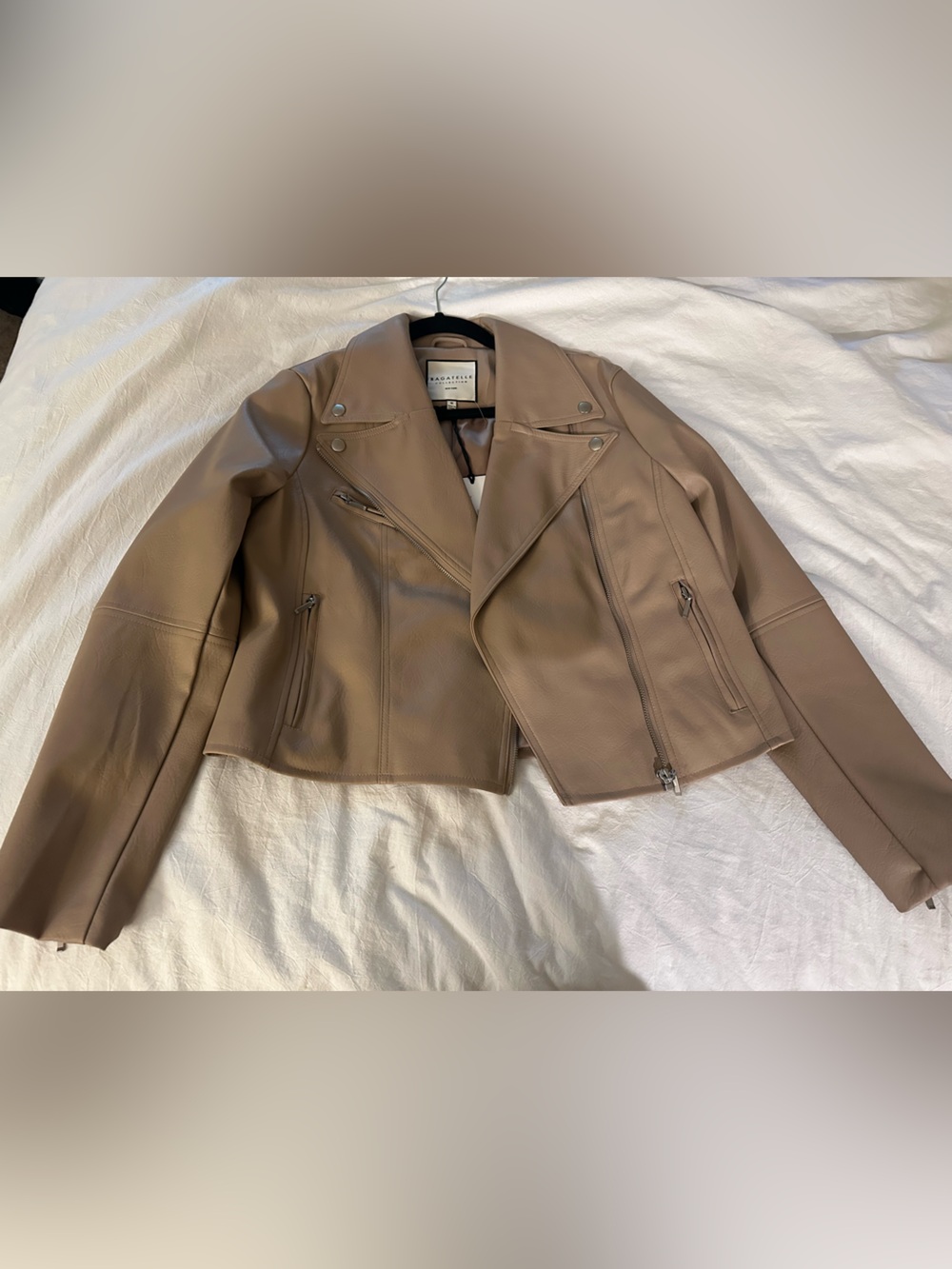 NWT Faux Leather Jacket